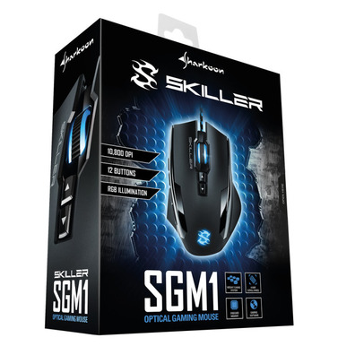Sharkoon Skiller Raton Gaming 10800 dpi Noir