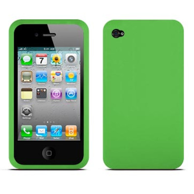 Silicon Case (Green) - iPhone 4