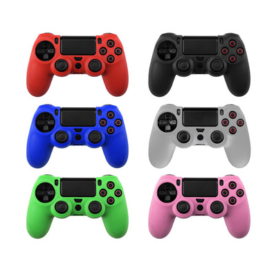 Housse de silicone pour Dualshock 4 Rouge