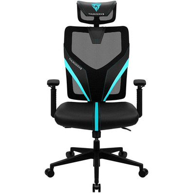 Silla Ergonómica Thunder X3 Yama 1 Negro / Cyan