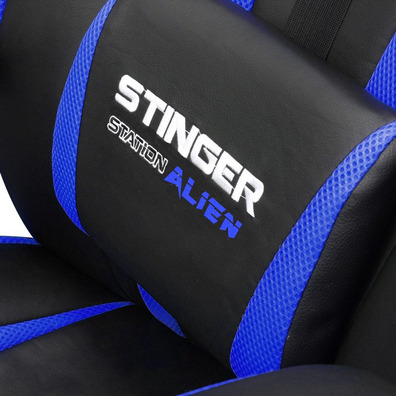 Chaise Gamer Woxter Stinger Station Étranger Noir-Bleu