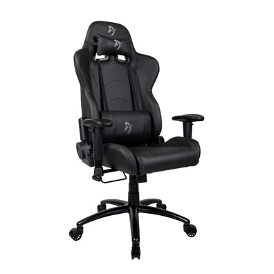 Silla Gaming Arozzi Inizio PU Grey Logo