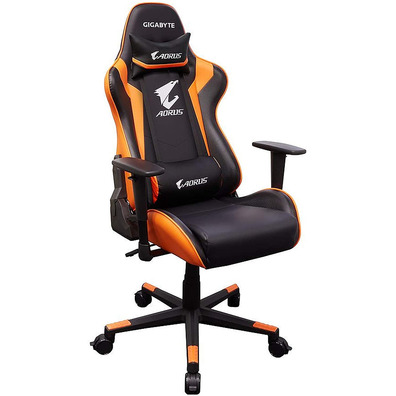 Silla Gaming Gigabyte AGC300 v2 Aorus Negro / Naranja