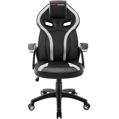 Silla Gaming Mars Gaming MGC118 Negro / Blanco