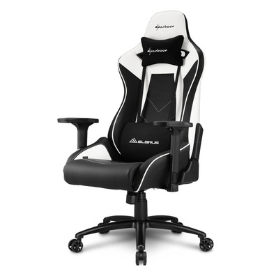 Président Gaming Sharkoon Elbrus 3 Noir/Blanc 160G