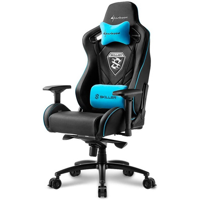 Silla Gaming Sharkoon Skiller SGS4 Negro / Azul 160G