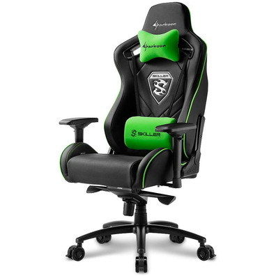 Président Gaming Sharkoon Skiller SGS4-Noir-Vert-160G