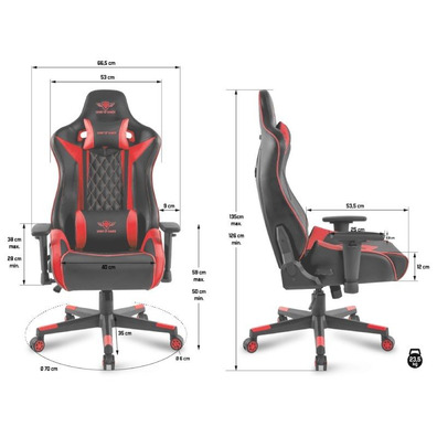 Silla Gaming Spirit of Gamer Crusader Roja / Negra