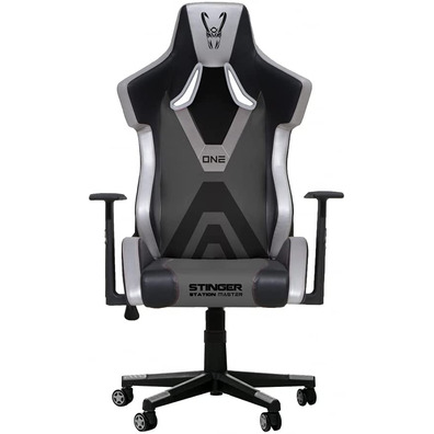 Silla Gaming Woxter Stinger Station Master One Negra y Plata