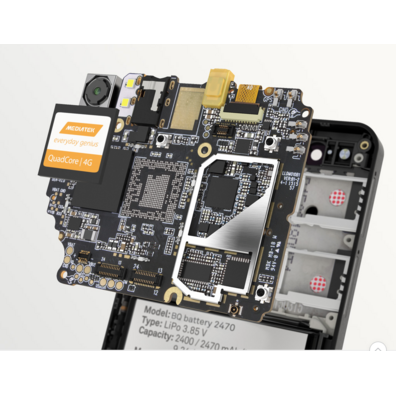 BQ AQUARIS A4.5 4G 16 Go Noir