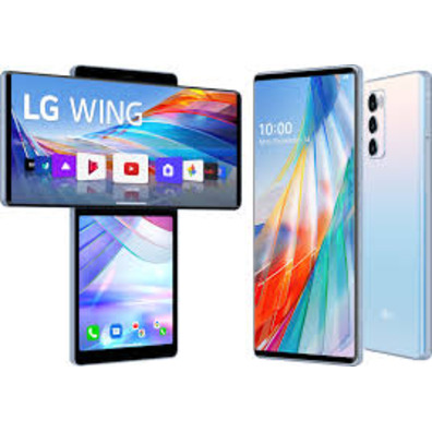 Smartphone LG Wing 8GB/128 Go 6,8 "+ 3,9" 5G Azul