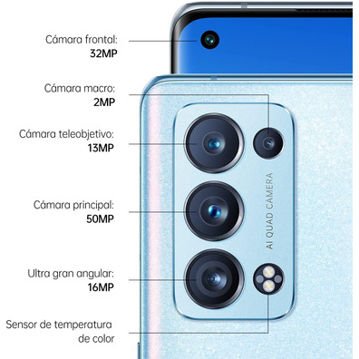 Smartphone Oppo Pro 5G 12GB/256 Go Artic Blue