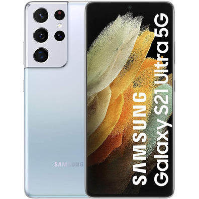 Smartphone Samsung Galaxy S21 Ultra 12GB/128 Go 5G Plata Fantasma