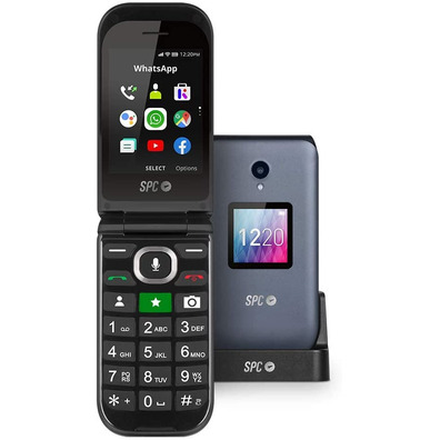 Smartphone SPC Jasper Whatsapp para personas mayores Black