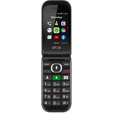 Smartphone SPC Jasper Whatsapp para personas mayores Black