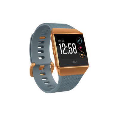 Smartwatch Fitbit Ionic Sports Bleu Gris / Naranja métallisé
