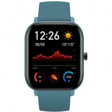 Smartwatch Huami Amazfit GTS Steel Blue 1.65 "/ BT5 / Pulsmètre / GPS