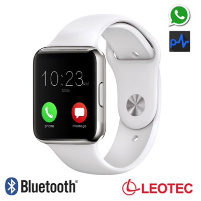 Smartwatch Leotec Bluetooth Pulse blanche