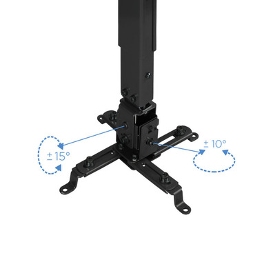 Soporte Techo Proyector Tooq PJ2012T-B Negro 130/430-650 mm max 20 kg