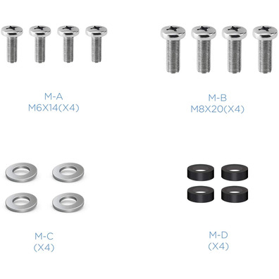 Support TV / Monitor Tooq LP2255TN-B 23 "-55" 2 pivots noirs