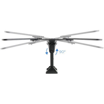 Support TV / Monitor Tooq LP2255TN-B 23 "-55" 2 pivots noirs