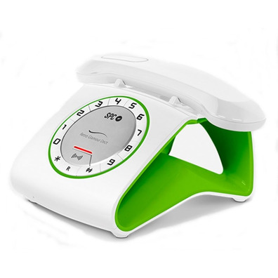 Téléphone sans fil Retro Glamour SPC 7704V Blanc / Vert