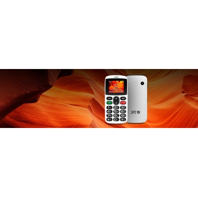 SPC Symphony Téléphone mobile BT FM + Dock Blanco