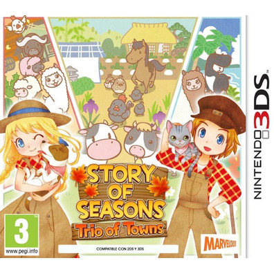 Histoire des saisons: Trio des villes 3DS