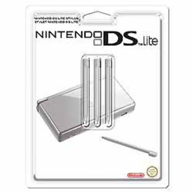 Set 3 pointeurs Stylus DS Lite Silver