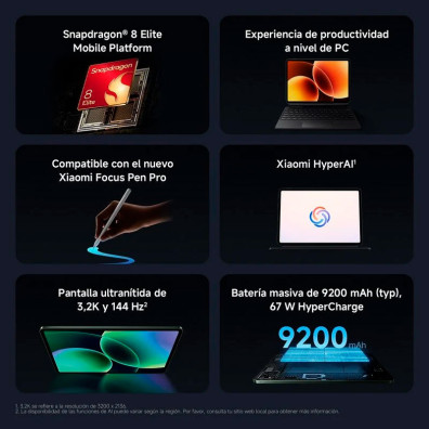 Xiaomi Pad 8 Comprimé Pro 8GB/256GB Noir