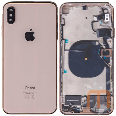 Couvercle de la Batterie avec la Couverture de la Caméra de recul - iPhone-XS Or