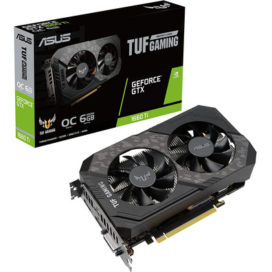 Tarjeta Gráfica Asus TUF GTX1600Ti Evo Gaming OC 6 Go GDDR6