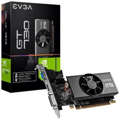 Tarjeta Gráfica EVGA Geforce GT730 2Go GDDR5