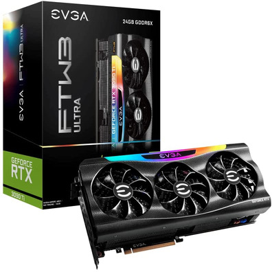 Tarjeta Gráfica EVGA GeForce RTX 3090 Ti FTW3 Ultra Gaming 24 Go GDDR6