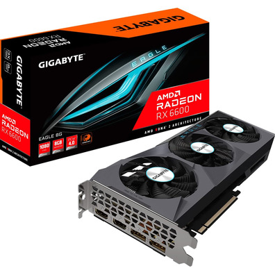 Tarjeta Gráfica Gigabyte Radeon RX 6600 Eagle 8Go GDDR6