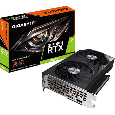 Tarjeta Gráfica Gigabyte RTX 3060 Ti Windforce OC 8Go GDDR6