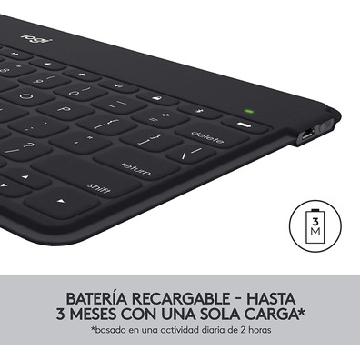 Teclado Bluetooth Logitech Keys-to-Go iPhone / iPad Azul