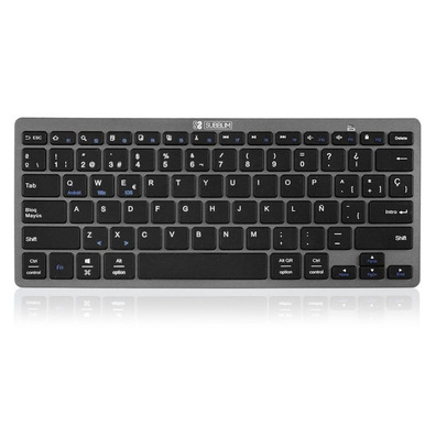 Clavier Bluetooth Subblim 1DYC002 Gris Windows/iOS/Android