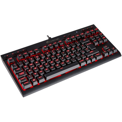 Teclado Corsair K63 Negro / Rojo