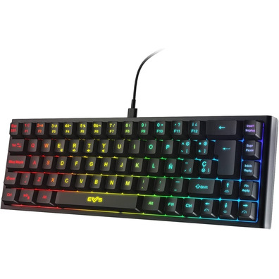 Teclado Energy Sistem ESG K4 Kompact-RGB Noir