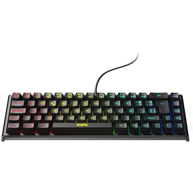 Teclado Energy Sistem ESG K4 Kompact-RGB Noir