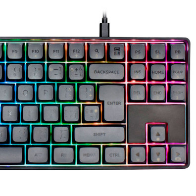 GAMIE Clavier TKL90G Mécanique - Jailh Bleu - Noir/Gris - (ES)