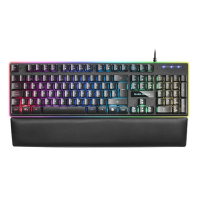 Teclado Gaming Híbrido Mars Gaming MK320ES Commutateurs Red