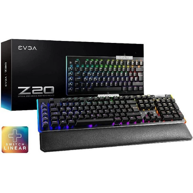 Teclado Gaming Mecánico EVGA Z20 / Commutateur linéaire