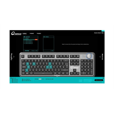 Teclado Gaming QPAD MK 95 SP Pro