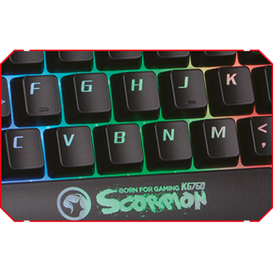 Teclado jeu Scorpion KG760 Membrana