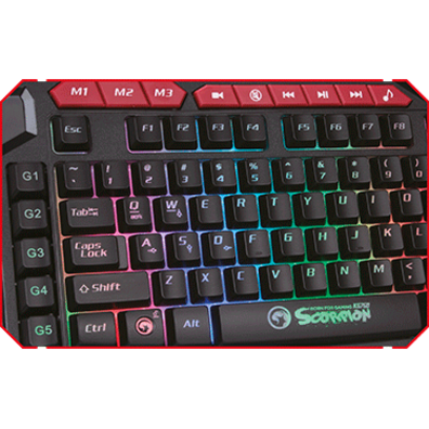 Teclado jeu Scorpion KG760 Membrana