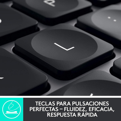 Teclado Inalámbrico Bluetooth Logitech MX Clés