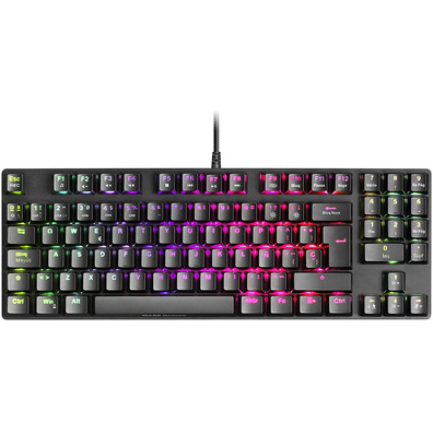 Teclado Mars Gaming MKREVO Pro RGB TKL Mecánico Outemu Rouge