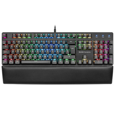 Teclado Mecánico Mars Gaming MK5RES OUTEMU SQ Rojo